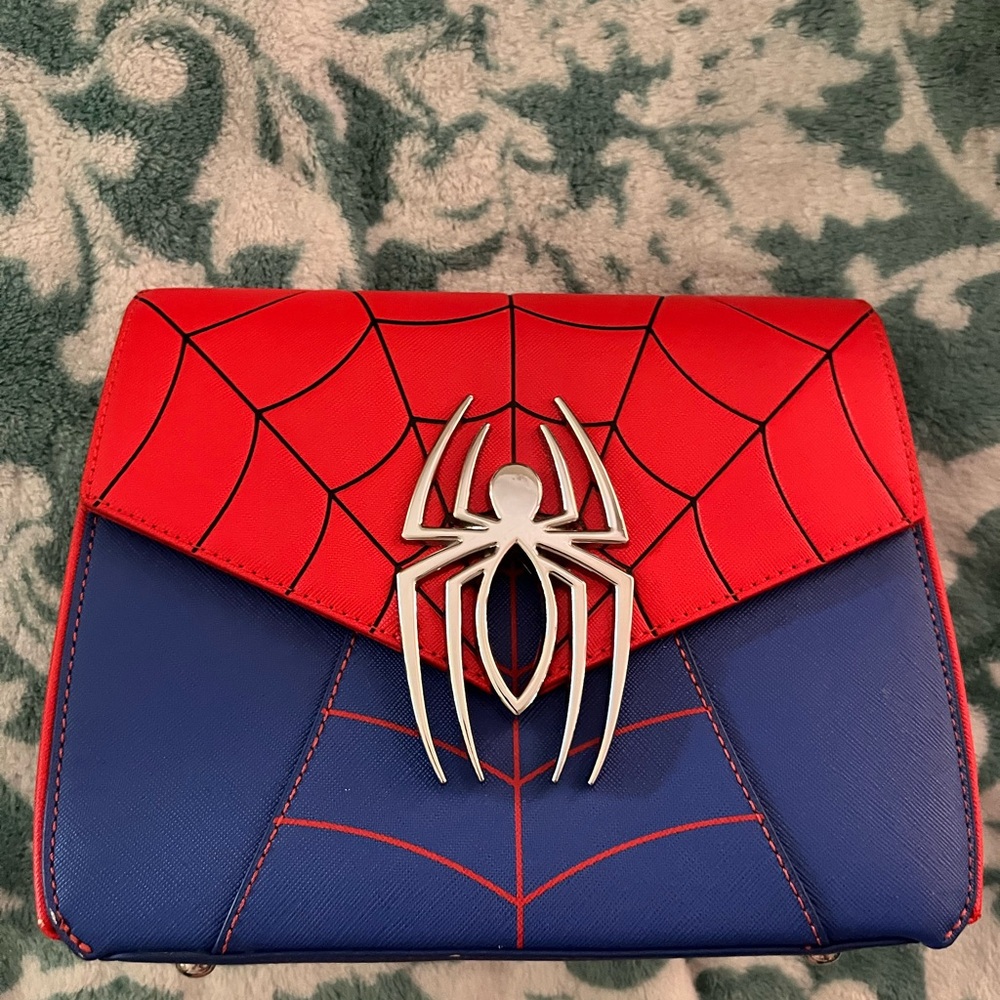 Loungefly Marvel Spider Man Color Block Crossbody